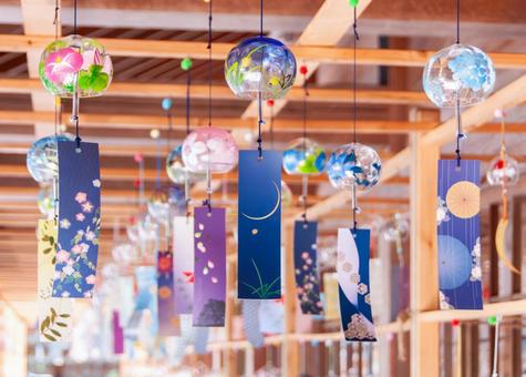 Photo, wind chimes, summer festival, summer, 