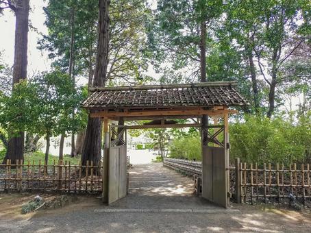 偕楽園 芝前門 偕楽園 芝前門 偕楽園,芝前門,茨城県の写真素材