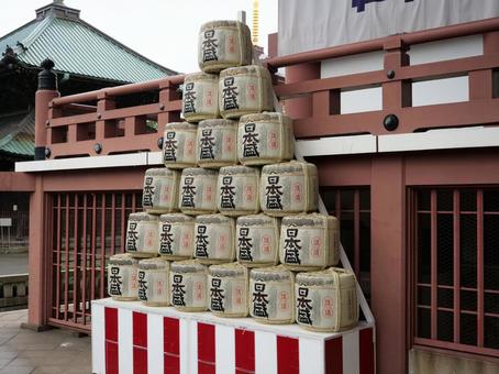 池上本門寺　奉献酒樽 酒樽,日常風景,散歩の写真素材