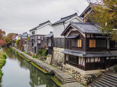 【滋賀県】近江八幡市・八幡堀 近江八幡,八幡堀,近江八幡市の写真素材
