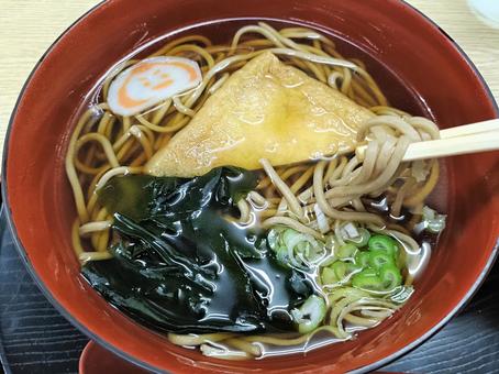 きつねそば3 蕎麦,そば,キツネ蕎麦の写真素材