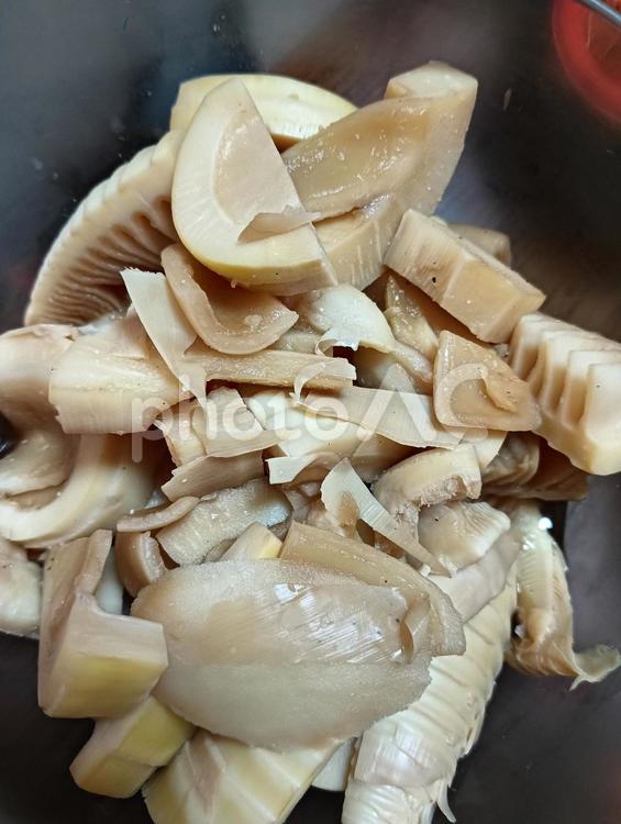 たけのこの煮物 たけのこの煮物,たけのこ,食べ物の写真素材