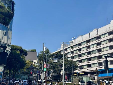 東京都渋谷区神宮前の街並み風景 東京都渋谷区神宮前の街並み風景の写真