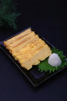 だし巻き卵の写真