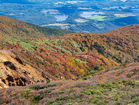 紅葉の那須岳 紅葉の那須岳の写真