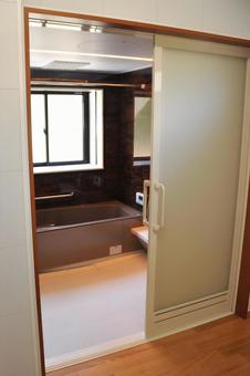 Photo, bathroom, a bathtub, unit bus, 