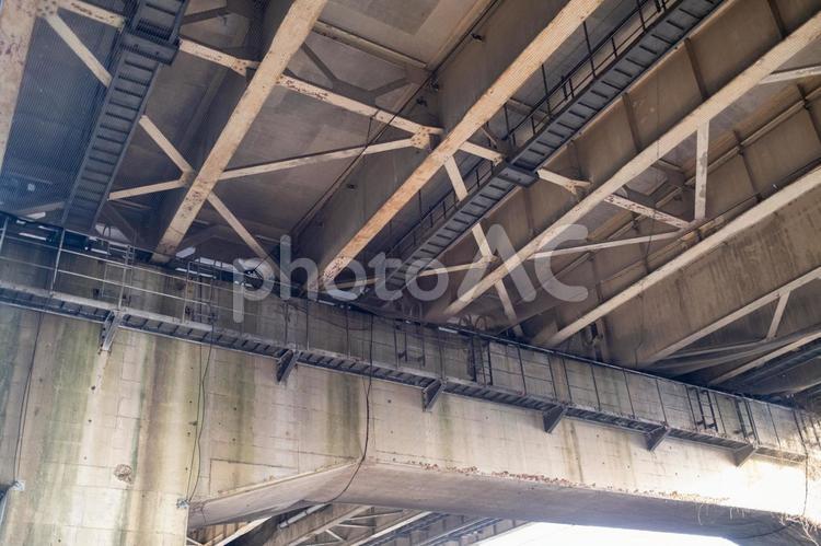 架橋の老朽化の様子 橋,架橋,高速道路の写真素材