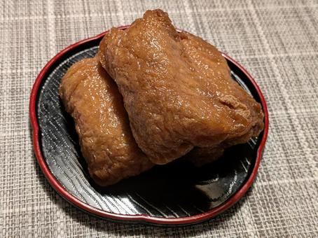 文化の日のテイクアウトのいなり寿司 稲荷寿司,テイクアウト,油揚げの写真素材