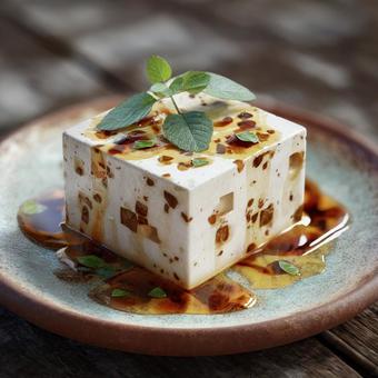 美味しそうな豆腐 美味しそうな豆腐の写真