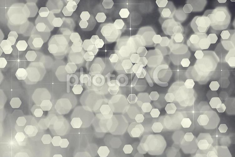 幻想的背景素材　結晶と光　モノクローム 背景画像,背景,素材の写真素材