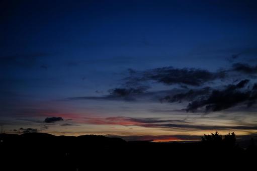人吉の夏の夕暮れ 人吉の夏の夕暮れの写真