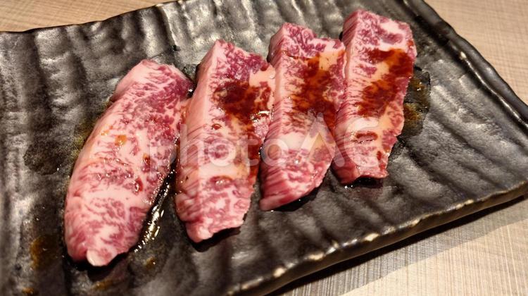 焼き肉用肉 焼肉セット,肉,牛肉の写真素材