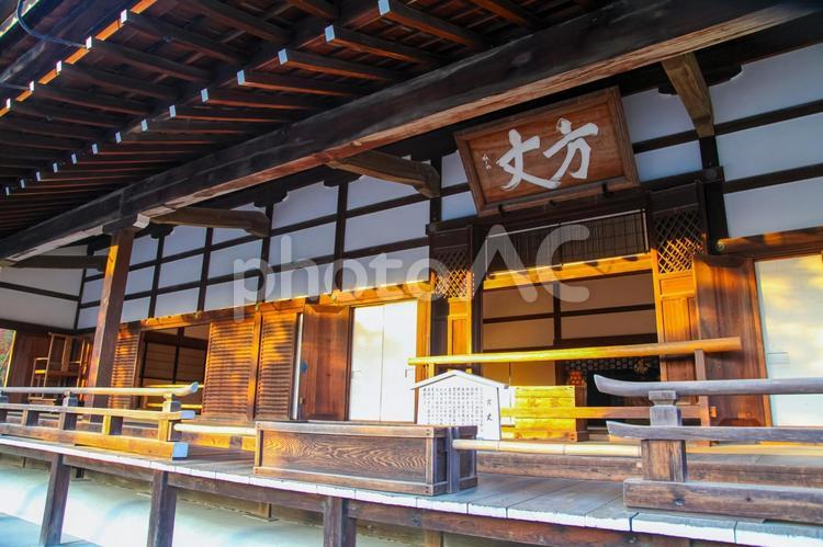 京都五山第一位　天龍寺大方丈 天龍寺,大方丈,京都の写真素材