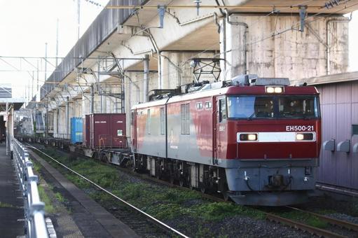 宮城野貨物線 貨物列車 東仙台駅 宮城野貨物線 貨物列車 東仙台駅の写真