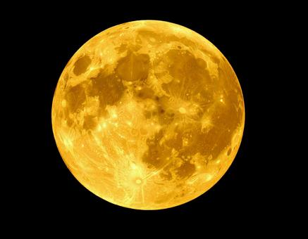 Harvest Moon Full Moon Moon Viewing Gold Autumn Scenery 2, harvest moon, full moon, the moon viewing, JPG