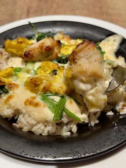 秋野菜のチキンドリア 秋野菜のチキンドリアの写真