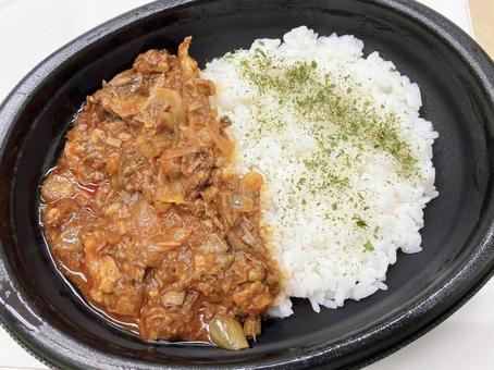 お肉屋さんの賄いハヤシライス ハヤシライス,ハッシュドビーフ,洋食の写真素材