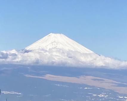 11月の富士山 11月の富士山 富士山,空,雪の写真素材