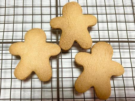 手作りのジンジャーマンクッキー ジンジャーマンクッキー,クッキー,手作りクッキーの写真素材