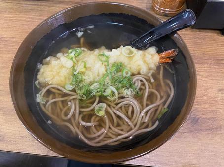 天ぷら蕎麦 天ぷら蕎麦 天ぷらそば,年越し,蕎麦の写真素材