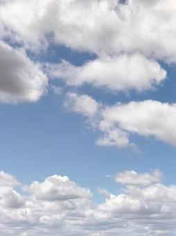 青空と雲 青空と雲の写真