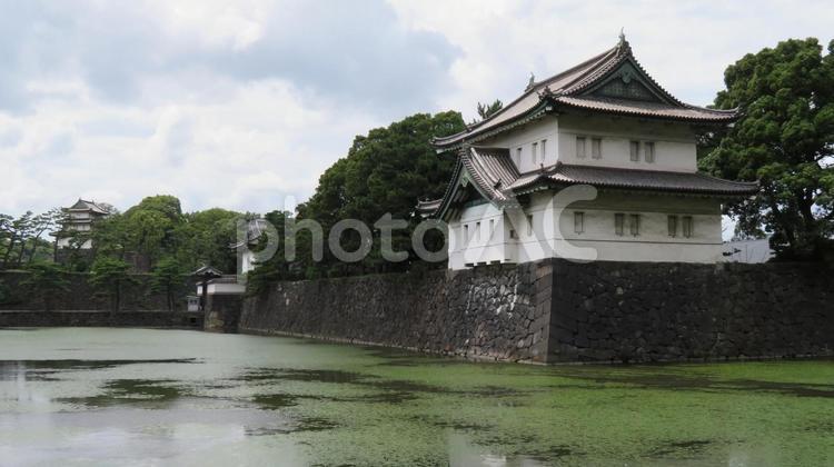 江戸城　巽櫓　桔梗門　富士見櫓 江戸城,千代田城,平城の写真素材