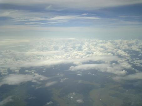Photo, sea of ​​clouds, cloud, airplane, 