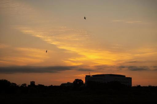 朝焼け空 朝焼け雲2 朝焼け空 朝焼け雲2の写真