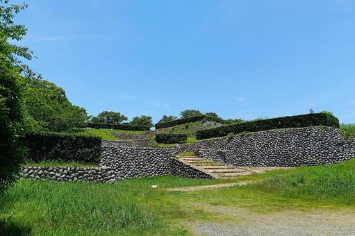 横須賀城③ 横須賀城③ 石垣,石段,お城の写真素材