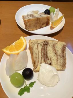 カフェのケーキセット カフェのケーキセット カフェ,喫茶店,ケーキセットの写真素材