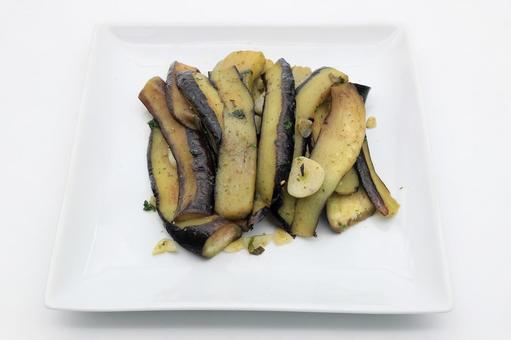 茄子焼き 茄子焼き 茄子,長茄子,庄屋長茄子の写真素材