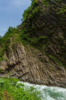 250521新潟県十日町市清津峡 新潟県,十日町市,清津峡の写真素材
