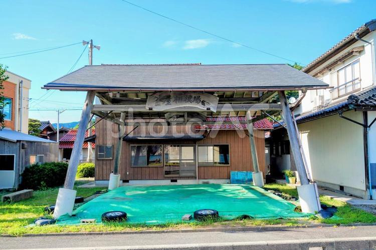 隠岐の島・都万の釜屋相撲場 釜屋相撲場,相撲,隠岐の写真素材