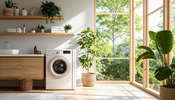 縦型洗濯機の写真