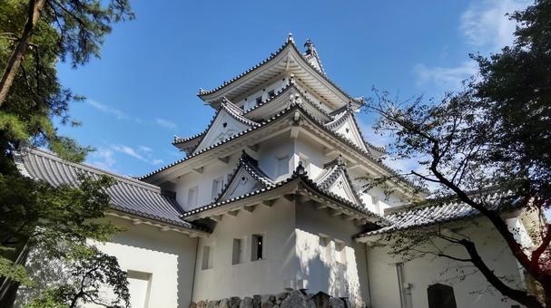 大垣城(天守)04 大垣城(天守)04 大垣城,岐阜県,大垣市の写真素材