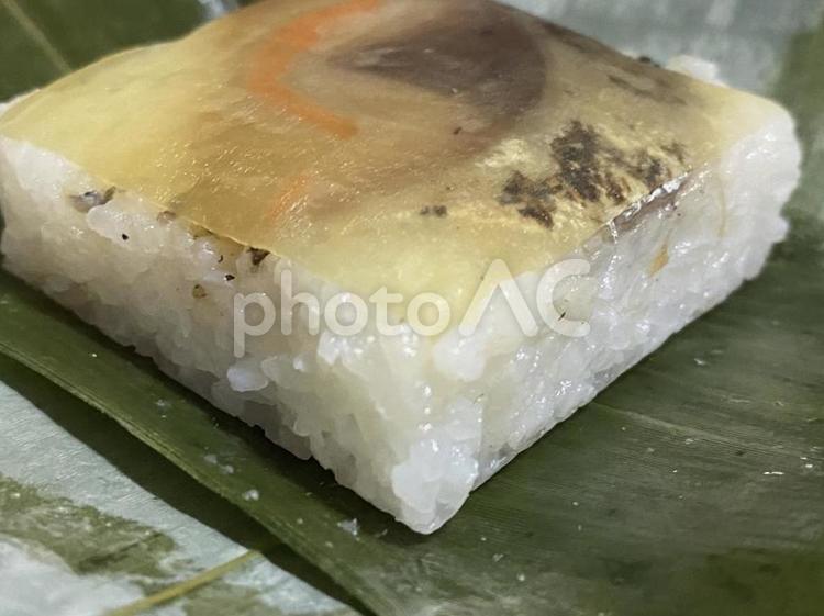 炙り鯖の押し寿司01 寿司,押し寿司,鯖の写真素材