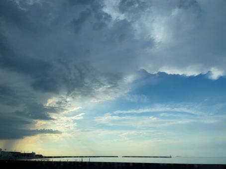 夕暮れの海 夕暮れの海の写真