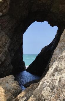 Sea 8, sea, rocky field, hamamatsu, JPG