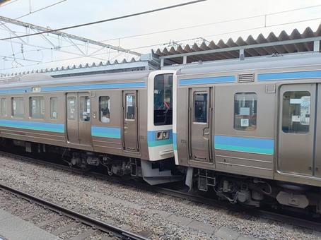 ２１１系連結部 jr,jr東日本,鉄道の写真素材