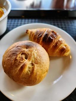 朝食ブッフェA 朝食ブッフェA クロワッサン,パン,朝食の写真素材