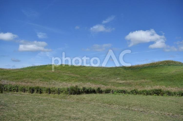 【奈良】曽爾高原の風景 曽爾高原,曽爾村,高原の写真素材