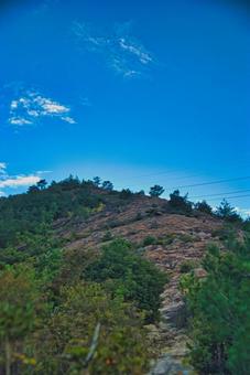 高御位山 播磨平野,山岳,平野の写真素材