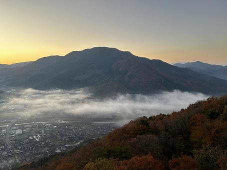 明智峠の雲海 明智峠の雲海の写真
