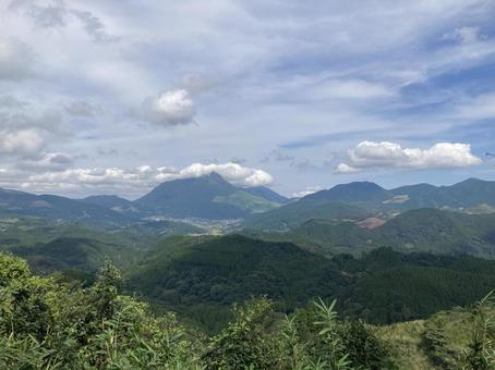 山の景色の写真