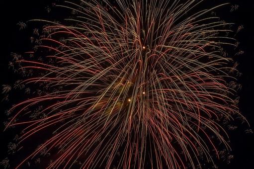 山鹿灯籠まつり納涼花火大会 山鹿灯籠まつり,納涼花火大会,花火の写真素材