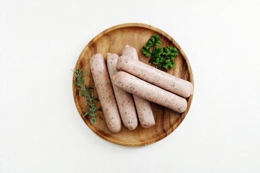 ハーブ入り生ソーセージ ハーブ入り生ソーセージ ソーセージ,ハーブ,生肉の写真素材