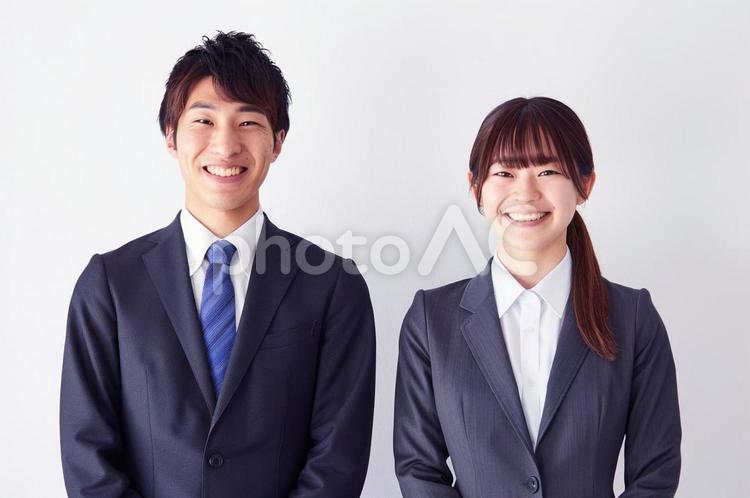 ビジネスマンとビジネスウーマン 男性,女性,男女の写真素材