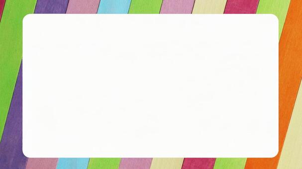 フレーム 枠,シンプル,カラフルの写真素材