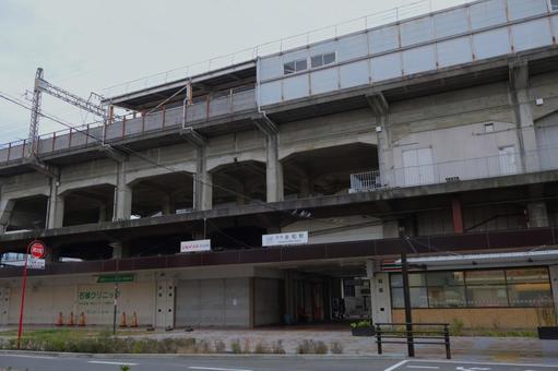 近鉄河内永和駅　駅舎外観　鉄道駅・電車 近鉄河内永和駅,河内永和駅,永和駅の写真素材