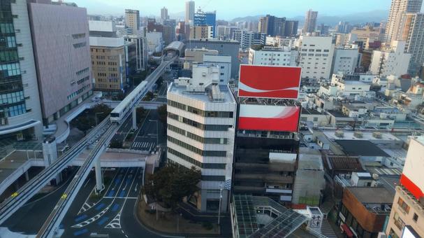 モノレール・JR九州　小倉駅　北九州市 小倉駅,jr九州,モノレールの写真素材